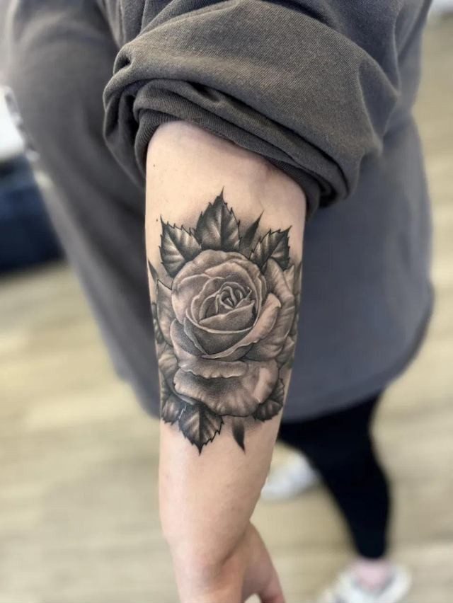 Black and grey tattoo